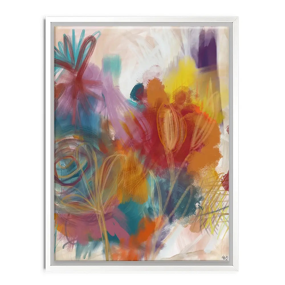 Floral Carnival Canvas Print Floral Carnival Canvas Print wall art product Fab Funky