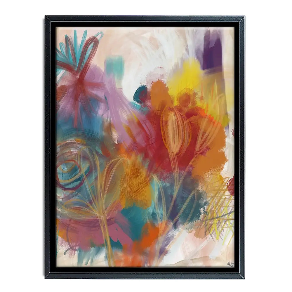 Floral Carnival Canvas Print Floral Carnival Canvas Print wall art product Fab Funky