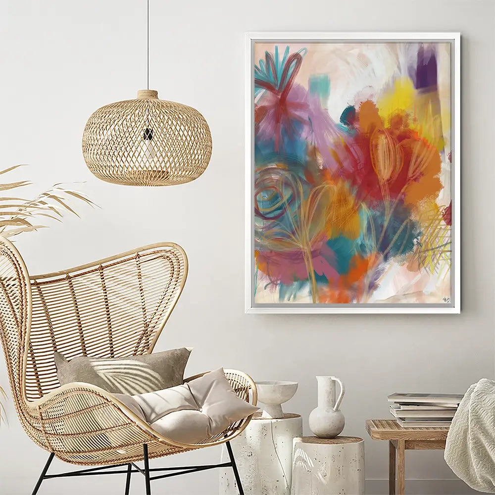 Floral Carnival Canvas Print Floral Carnival Canvas Print wall art product Fab Funky