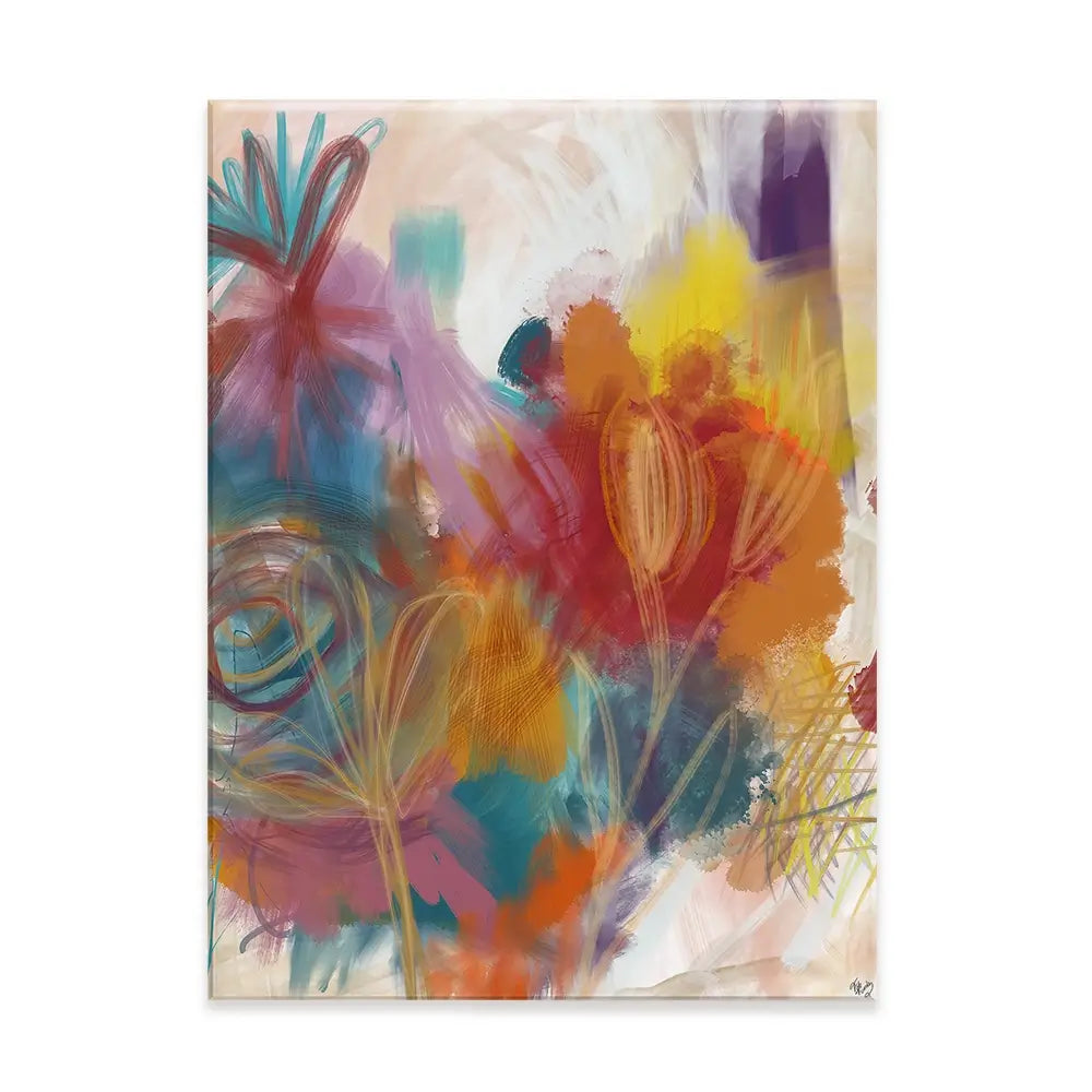 Floral Carnival Canvas Print Floral Carnival Canvas Print wall art product Fab Funky