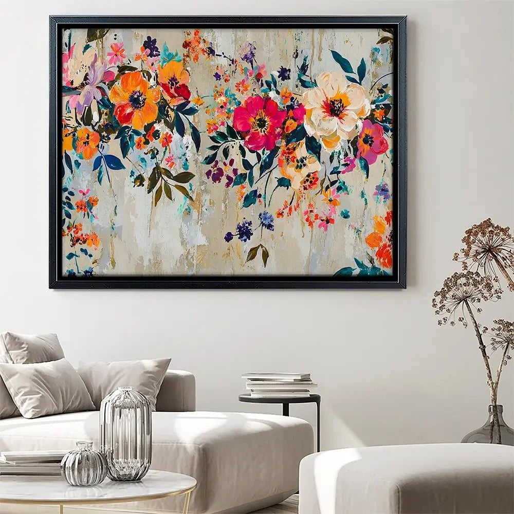Floral Colour Pop Canvas Print Floral Colour Pop Canvas Print wall art product Franklyn Gregory - Independent