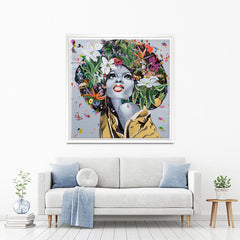Floral Diana Ross Canvas Print wall art product Liz Pangrazi Art
