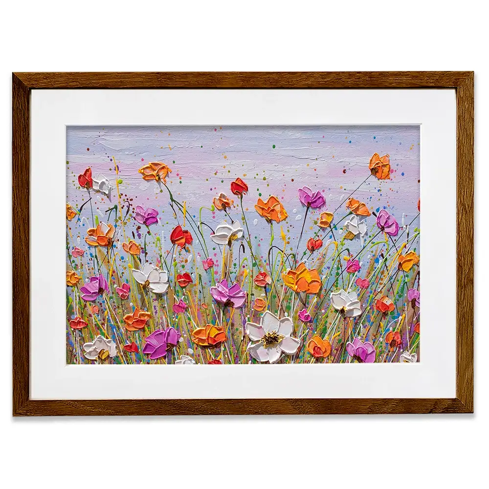 Floral Extravaganza Framed Art Print Floral Extravaganza Framed Art Print wall art product Olga Tkachyk