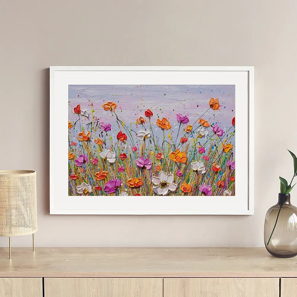 Floral Extravaganza Framed Art Print Floral Extravaganza Framed Art Print wall art product Olga Tkachyk