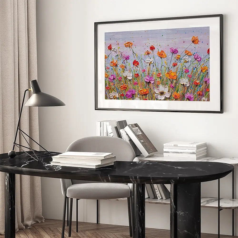 Floral Extravaganza Framed Art Print Floral Extravaganza Framed Art Print wall art product Olga Tkachyk