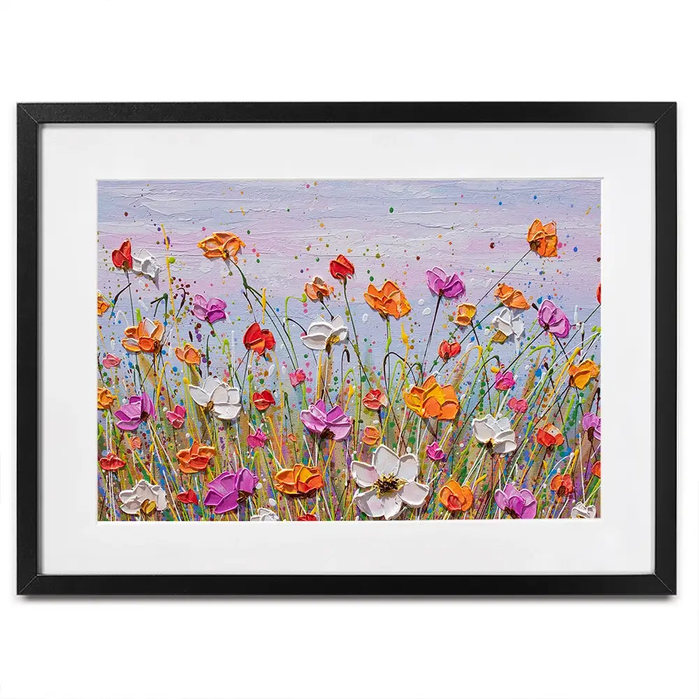 Floral Extravaganza Framed Art Print Floral Extravaganza Framed Art Print wall art product Olga Tkachyk
