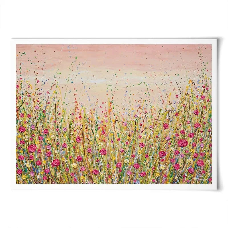 Floral Fluidity Art Print Floral Fluidity Art Print wall art product Olga Tkachyk