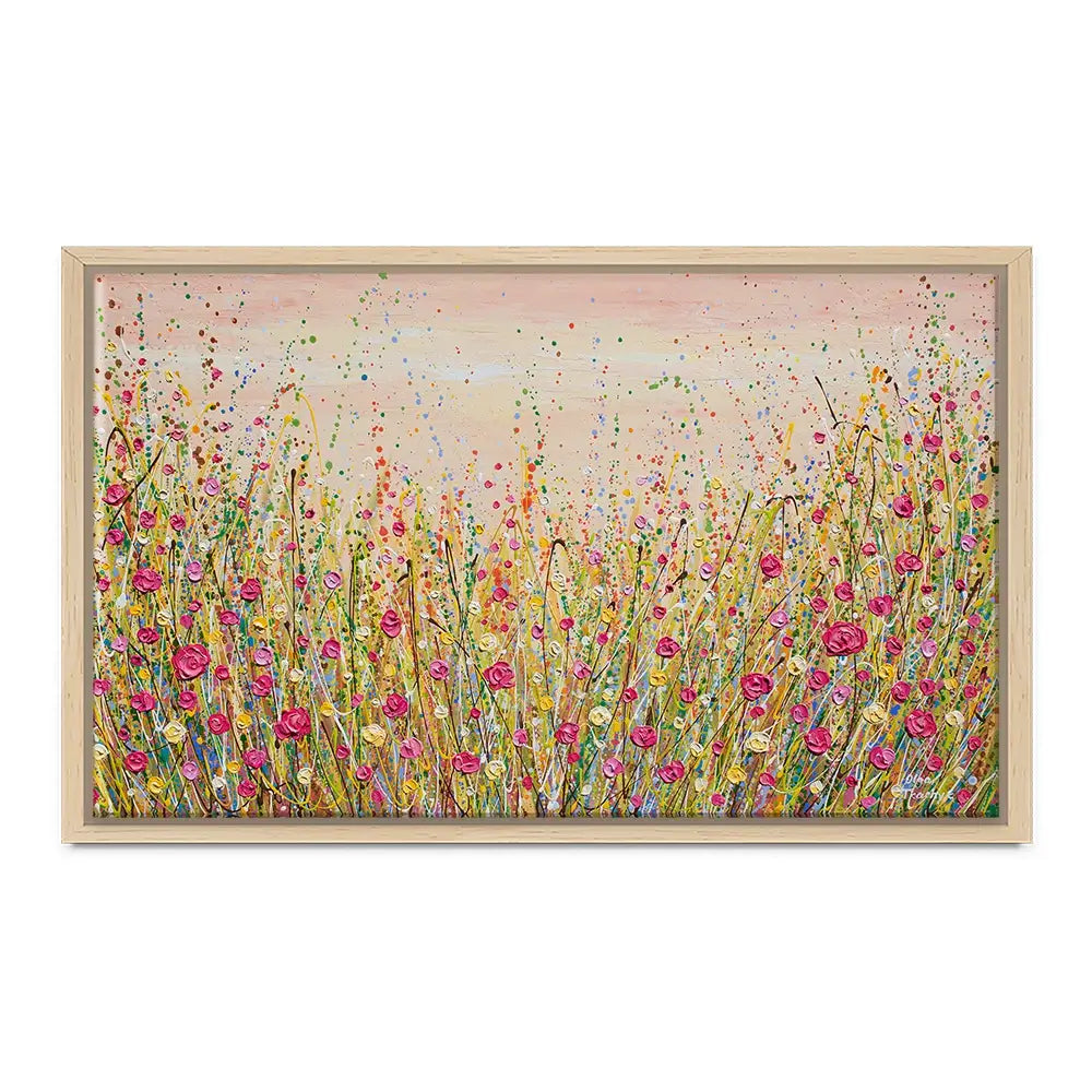 Floral Fluidity Canvas Print Floral Fluidity Canvas Print wall art product Olga Tkachyk