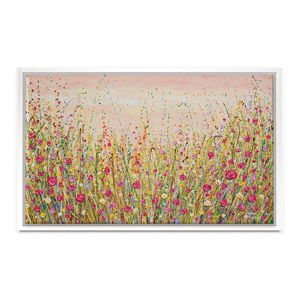 Floral Fluidity Canvas Print Floral Fluidity Canvas Print wall art product Olga Tkachyk