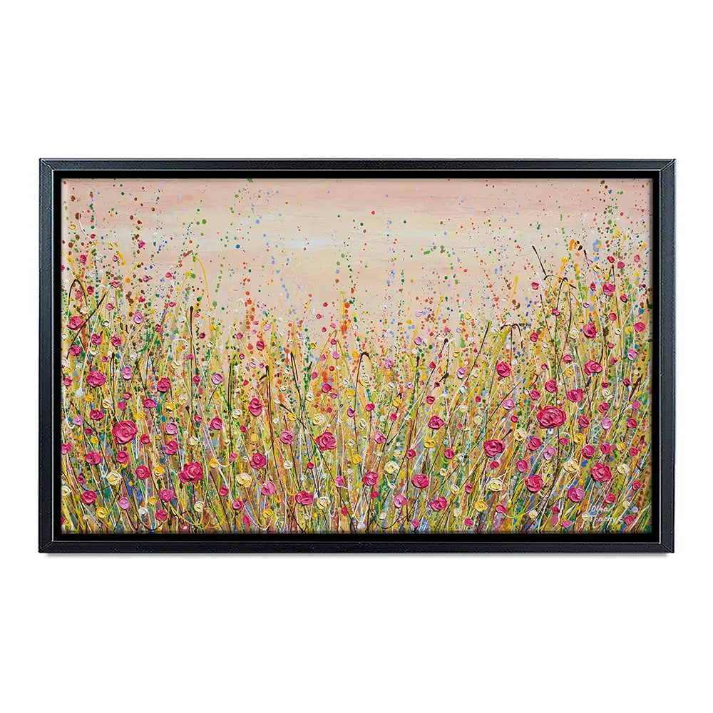 Floral Fluidity Canvas Print Floral Fluidity Canvas Print wall art product Olga Tkachyk