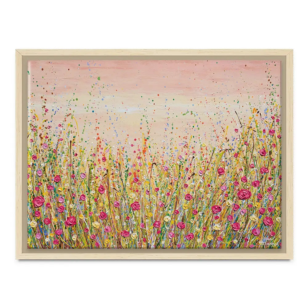 Floral Fluidity Canvas Print Floral Fluidity Canvas Print wall art product Olga Tkachyk