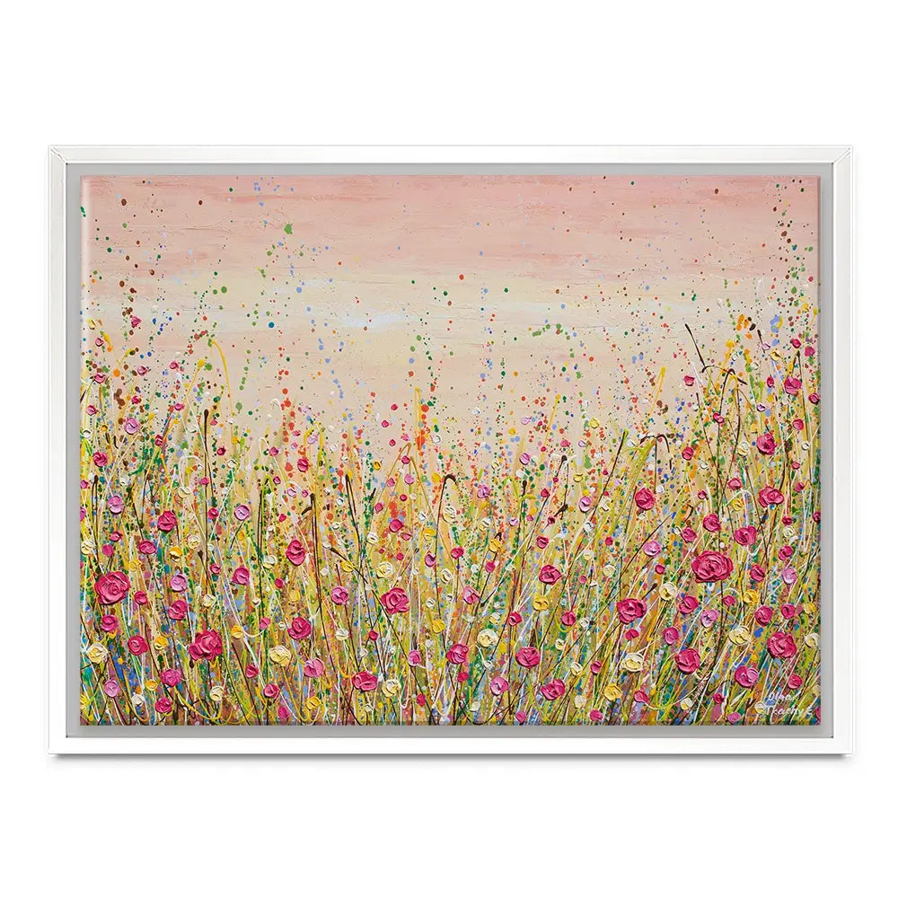 Floral Fluidity Canvas Print Floral Fluidity Canvas Print wall art product Olga Tkachyk