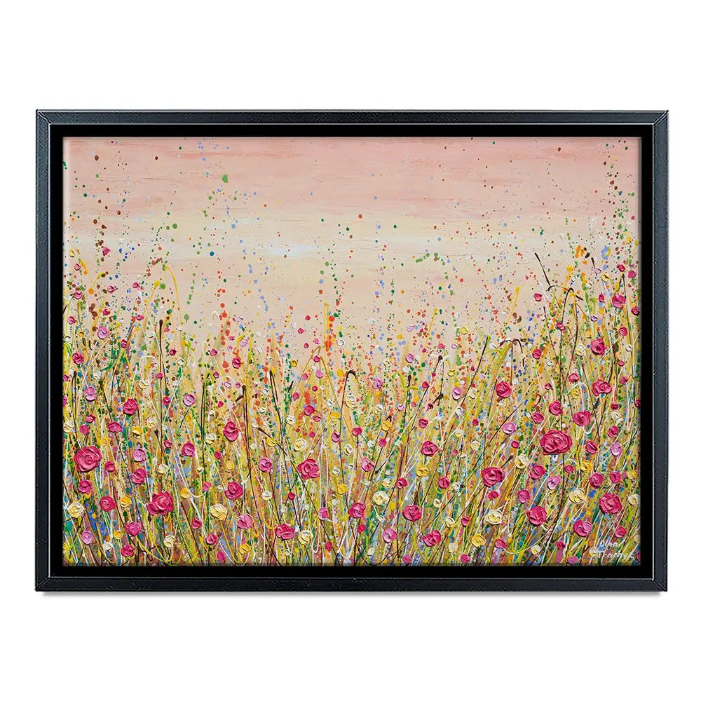 Floral Fluidity Canvas Print Floral Fluidity Canvas Print wall art product Olga Tkachyk