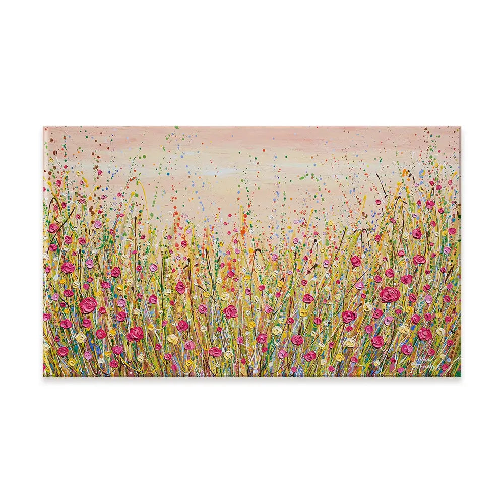 Floral Fluidity Canvas Print Floral Fluidity Canvas Print wall art product Olga Tkachyk