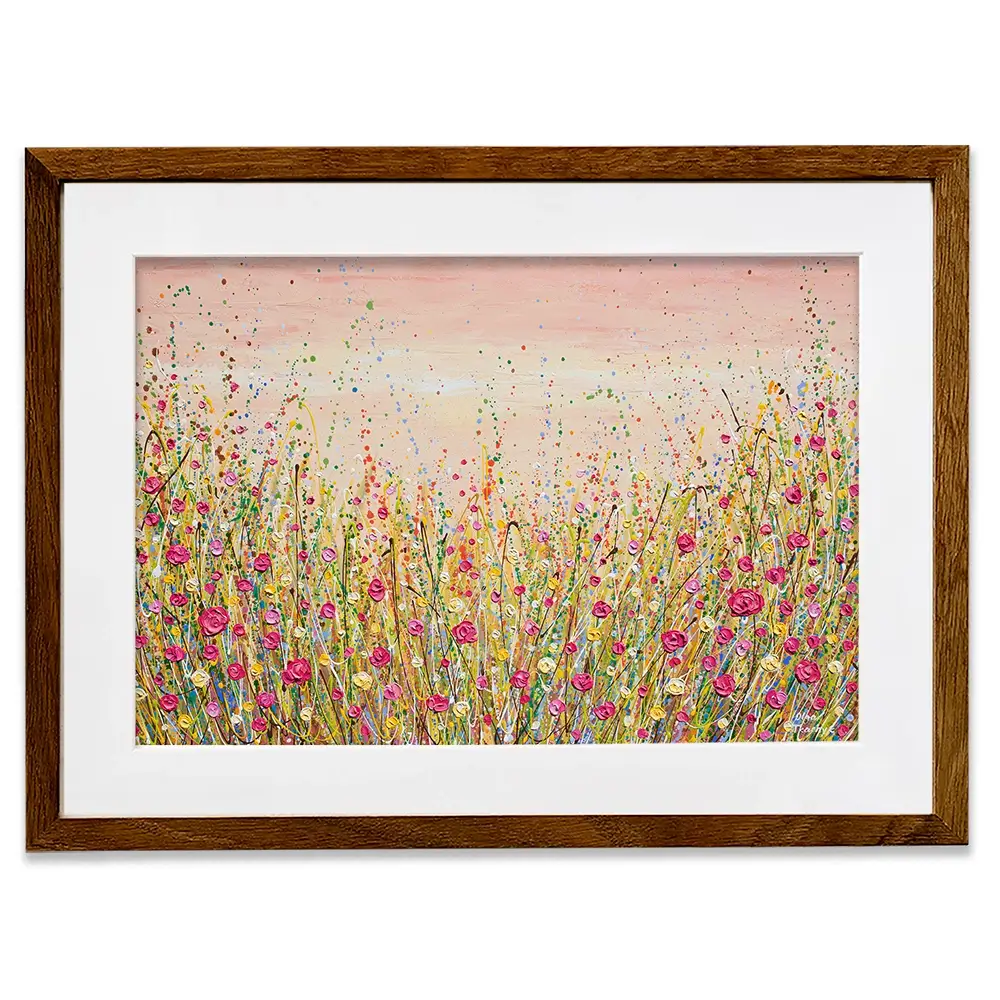 Floral Fluidity Framed Art Print Floral Fluidity Framed Art Print wall art product Olga Tkachyk