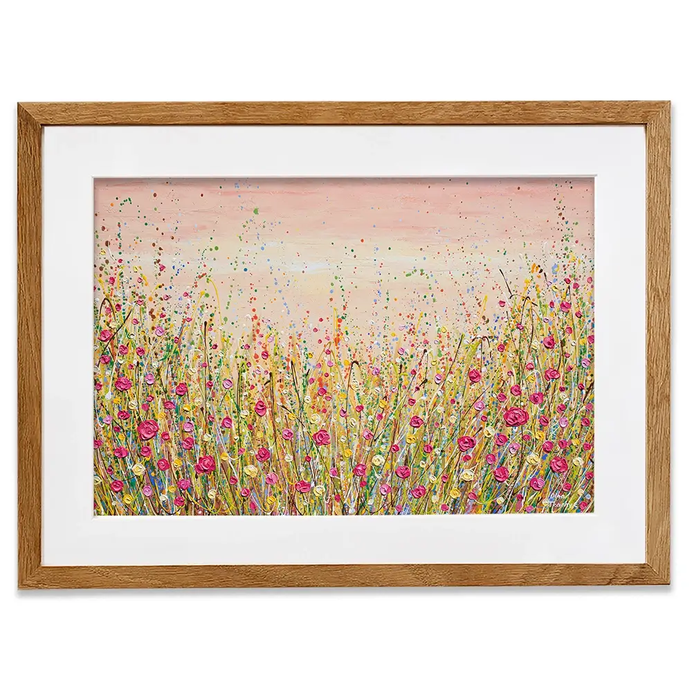 Floral Fluidity Framed Art Print Floral Fluidity Framed Art Print wall art product Olga Tkachyk