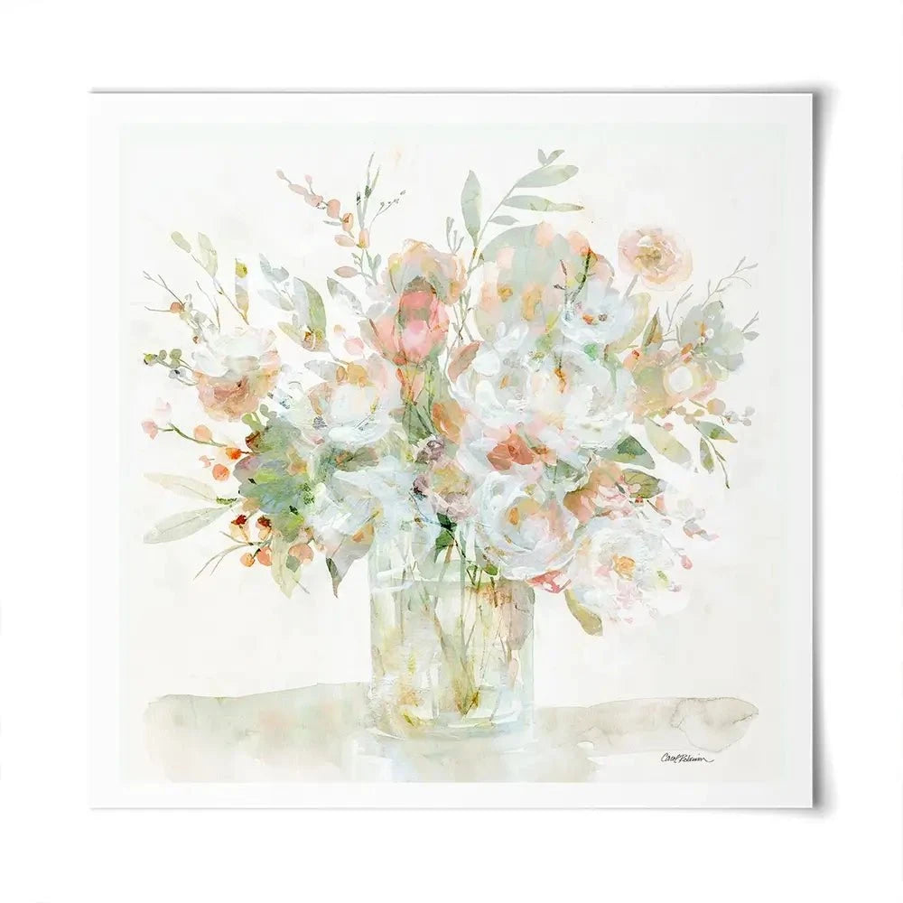Floral Fragrance Square Art Print Floral Fragrance Square Art Print wall art product Carol Robinson