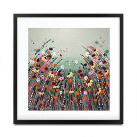 Floral Fresh Square Framed Art Print Floral Fresh Square Framed Art Print wall art product Emma LC Art