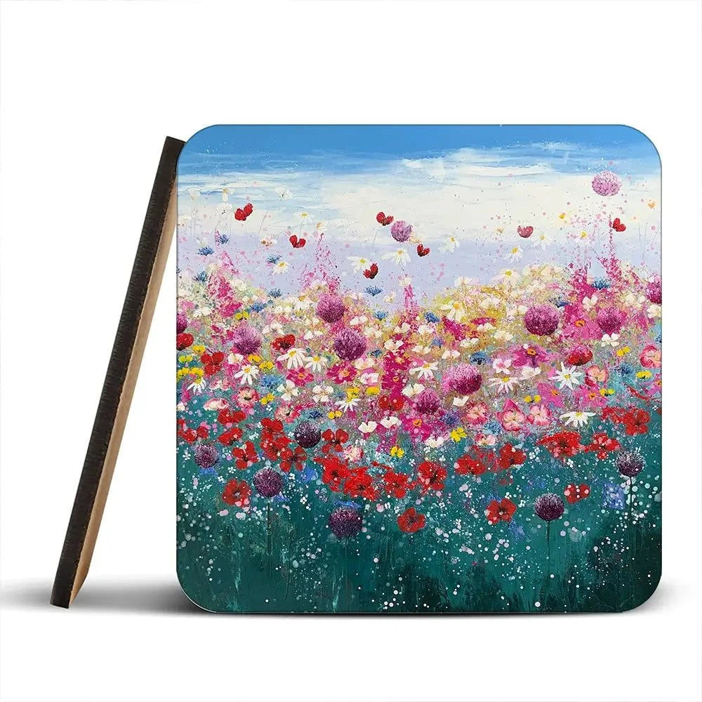 Floral Galore Coaster Set Floral Galore Coaster Set wall art product Laure Bury