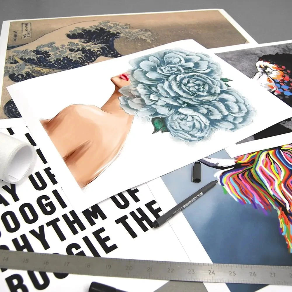 Floral Head Art Print Floral Head Art Print wall art product O.Tyshchenko / Shutterstock