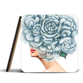 Floral Head Coaster Set Rainbow Soul Tree Coaster Set | Rainbow Soul Tree Art Coasters wall art product O.Tyshchenko / Shutterstock