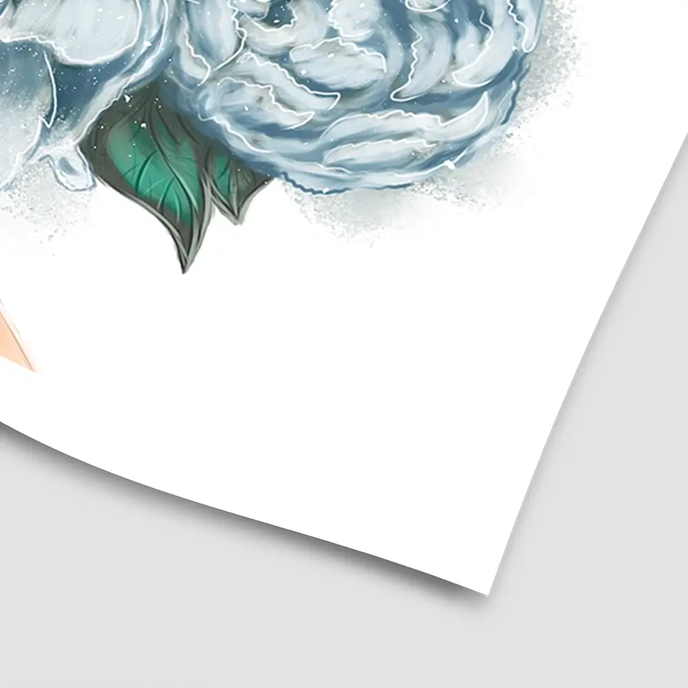 Floral Head Square Art Print Floral Head Square Art Print wall art product O.Tyshchenko / Shutterstock