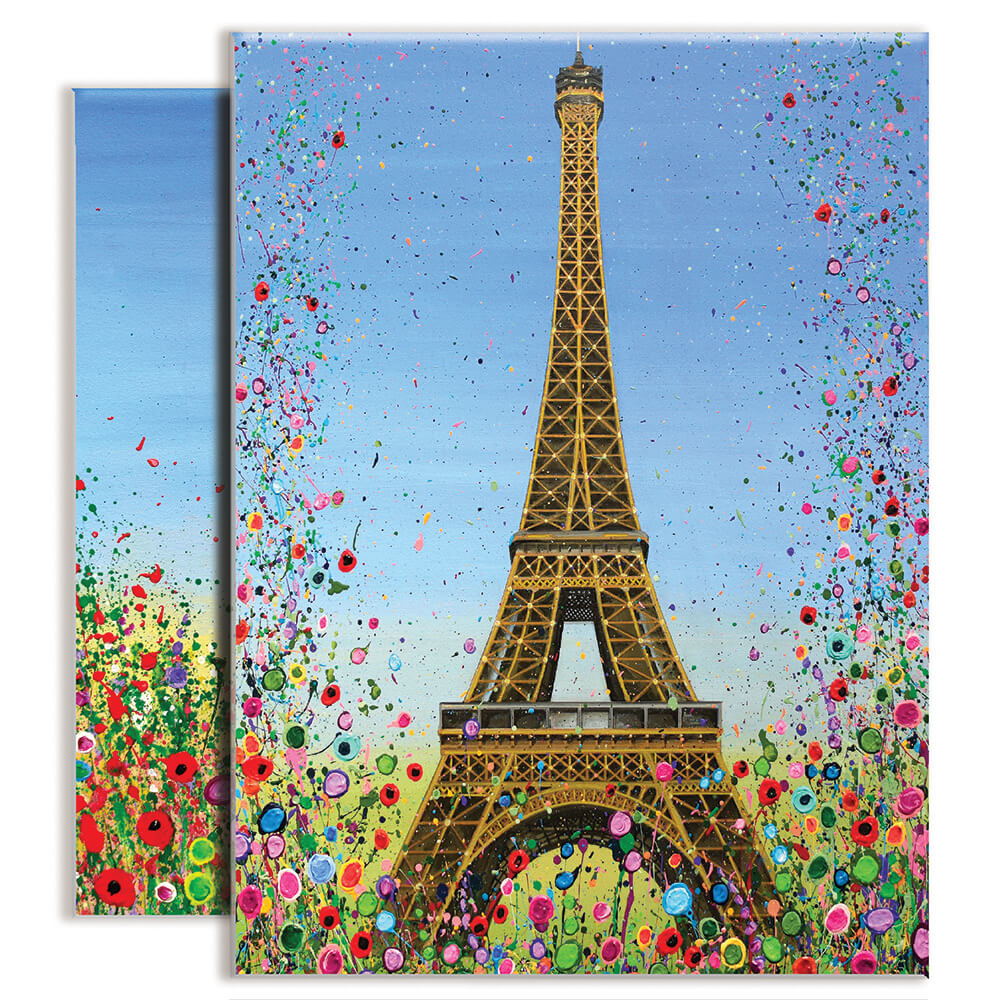 Floral Landmarks Duo Canvas Print Floral Landmarks Duo Canvas Print wall art product Jo Gough