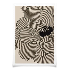 Floral Lines Art Print Floral Lines Art Print wall art product IAmHomeStudio