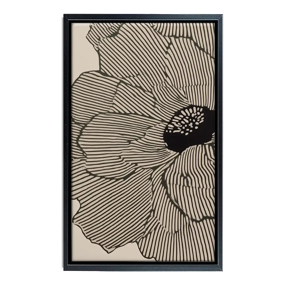 Floral Lines Canvas Print Floral Lines Canvas Print wall art product IAmHomeStudio