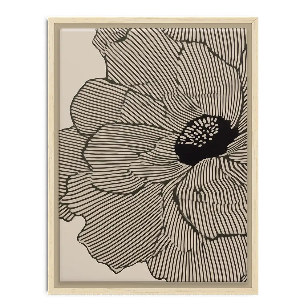 Floral Lines Canvas Print Floral Lines Canvas Print wall art product IAmHomeStudio
