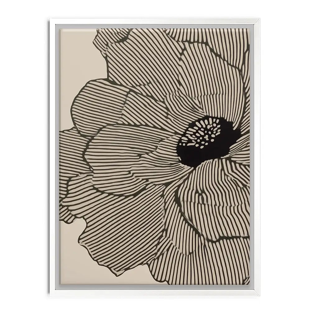 Floral Lines Canvas Print Floral Lines Canvas Print wall art product IAmHomeStudio