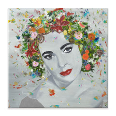 Floral Liz Taylor Canvas Print wall art product Liz Pangrazi Art
