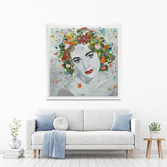 Floral Liz Taylor Canvas Print wall art product Liz Pangrazi Art