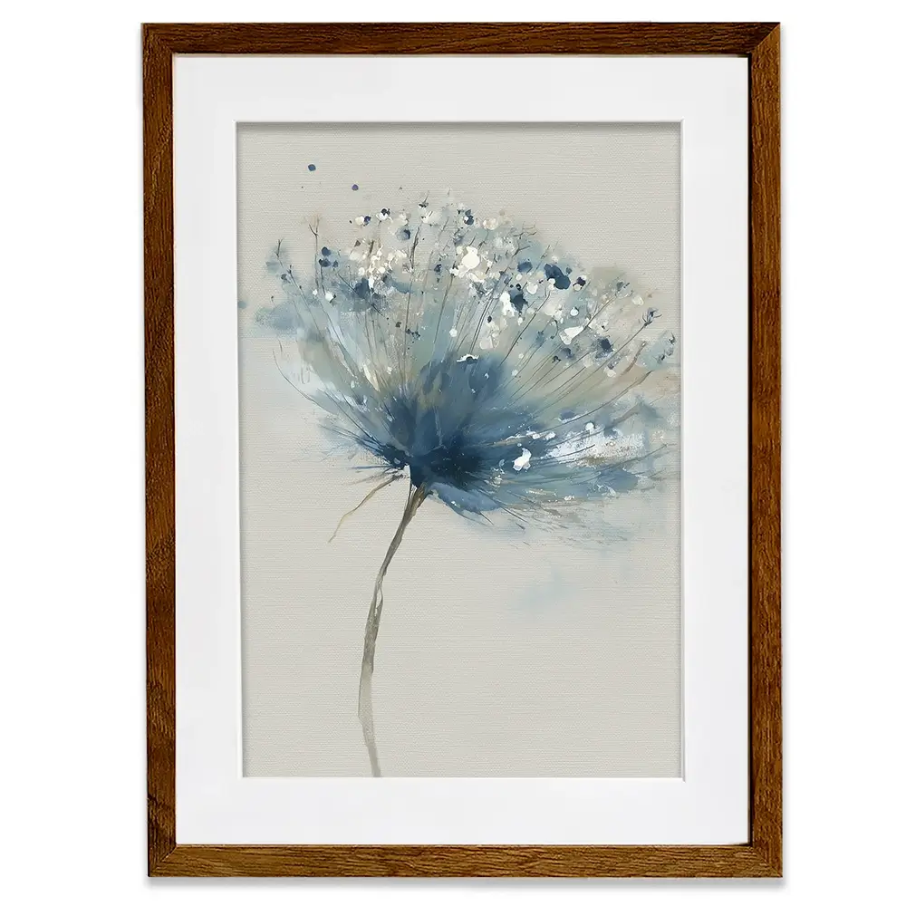 Floral Rising Framed Art Print Floral Rising Framed Art Print wall art product Chromatic Storm Studio