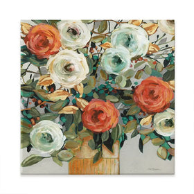 Floral Warmth Canvas Print Floral Warmth Canvas Print wall art product Carol Robinson