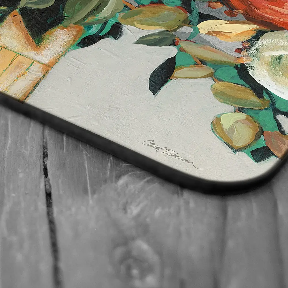 Floral Warmth Coaster Set Rainbow Soul Tree Coaster Set | Rainbow Soul Tree Art Coasters wall art product Carol Robinson