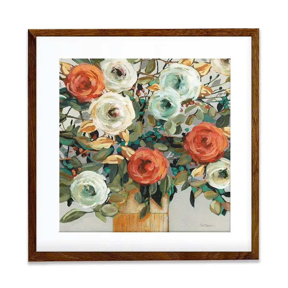 Floral Warmth Framed Art Print Floral Warmth Framed Art Print wall art product Carol Robinson