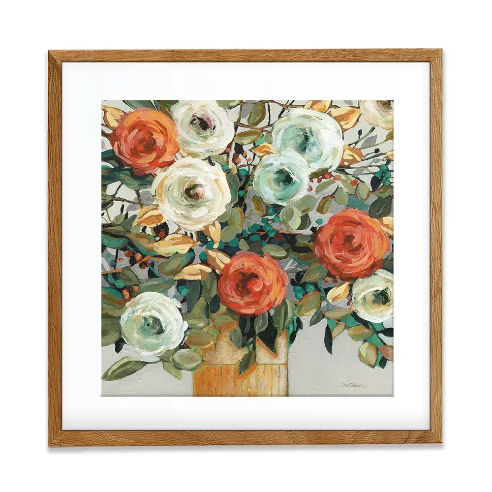 Floral Warmth Framed Art Print Floral Warmth Framed Art Print wall art product Carol Robinson
