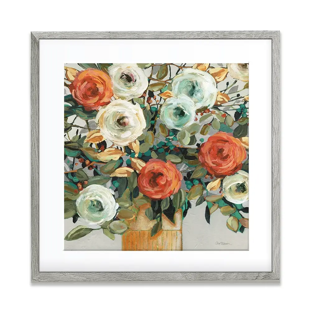 Floral Warmth Framed Art Print Floral Warmth Framed Art Print wall art product Carol Robinson
