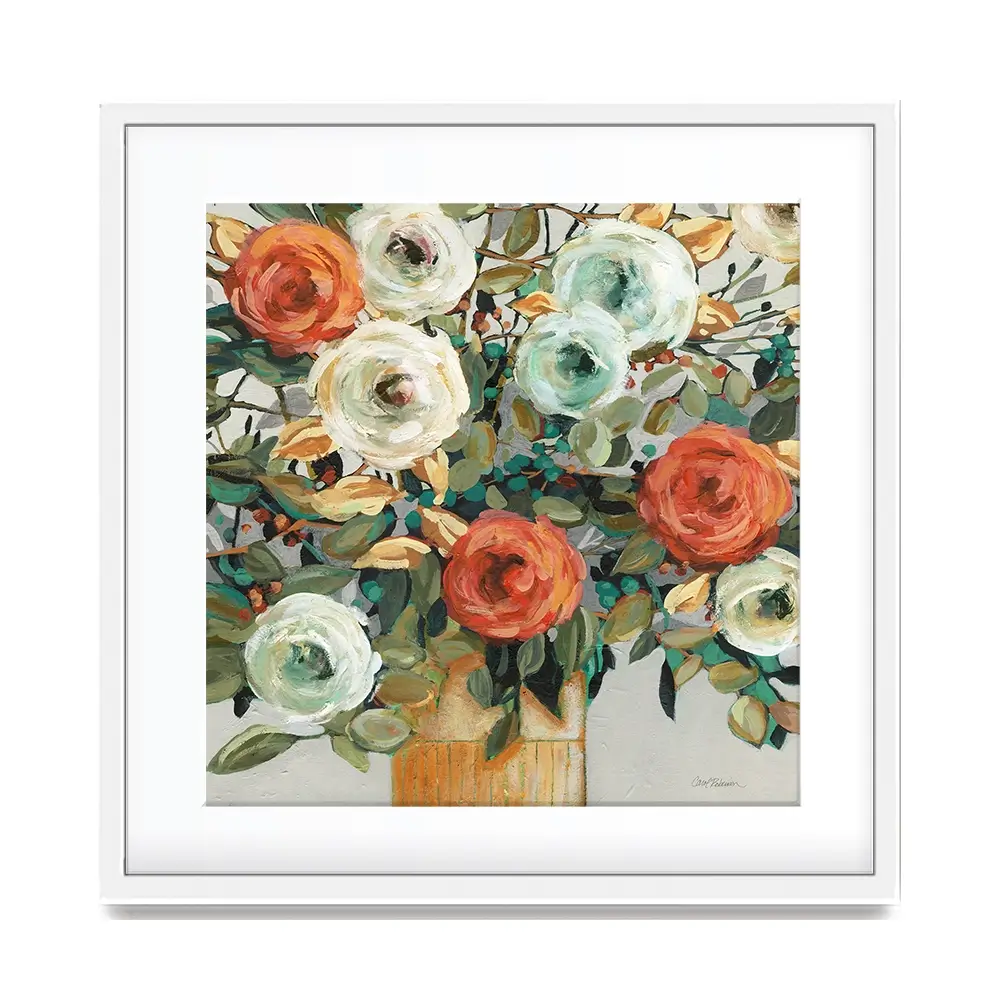 Floral Warmth Framed Art Print Floral Warmth Framed Art Print wall art product Carol Robinson