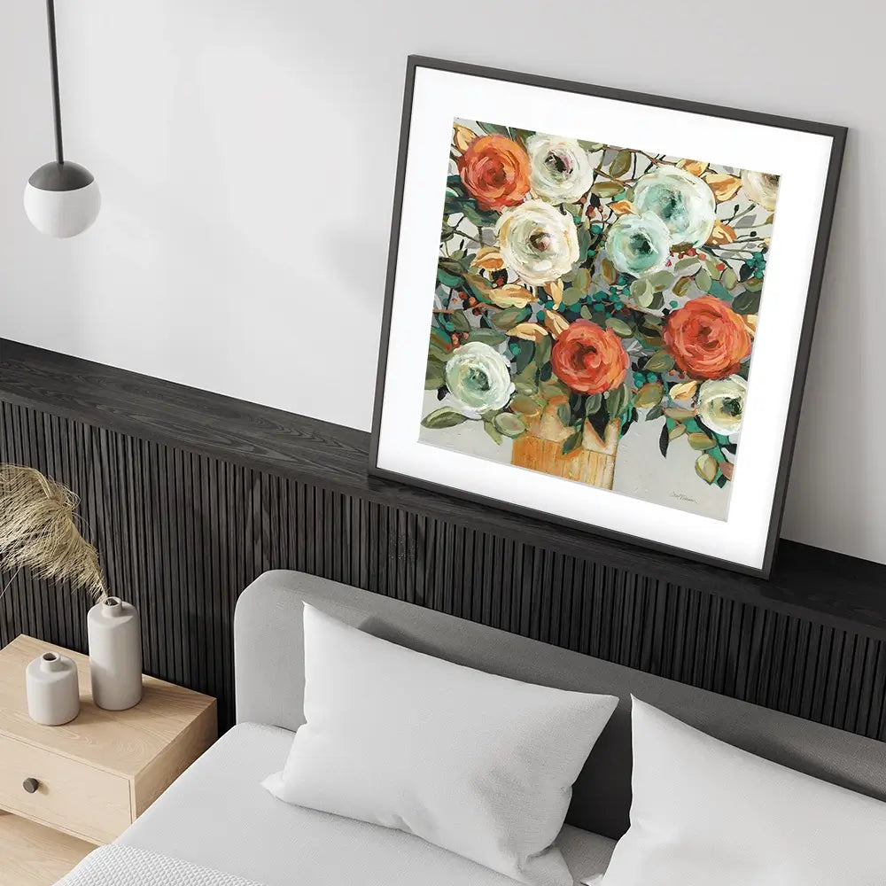 Floral Warmth Framed Art Print Floral Warmth Framed Art Print wall art product Carol Robinson