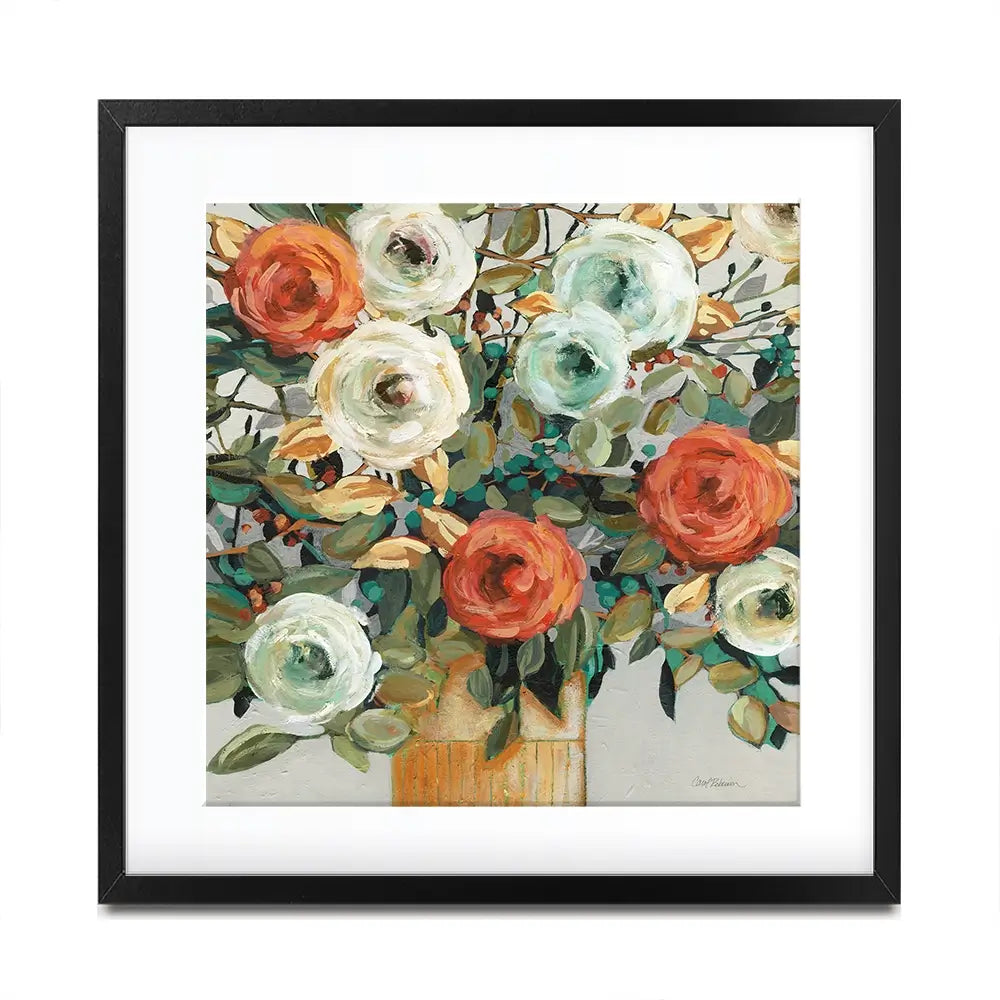 Floral Warmth Framed Art Print Floral Warmth Framed Art Print wall art product Carol Robinson