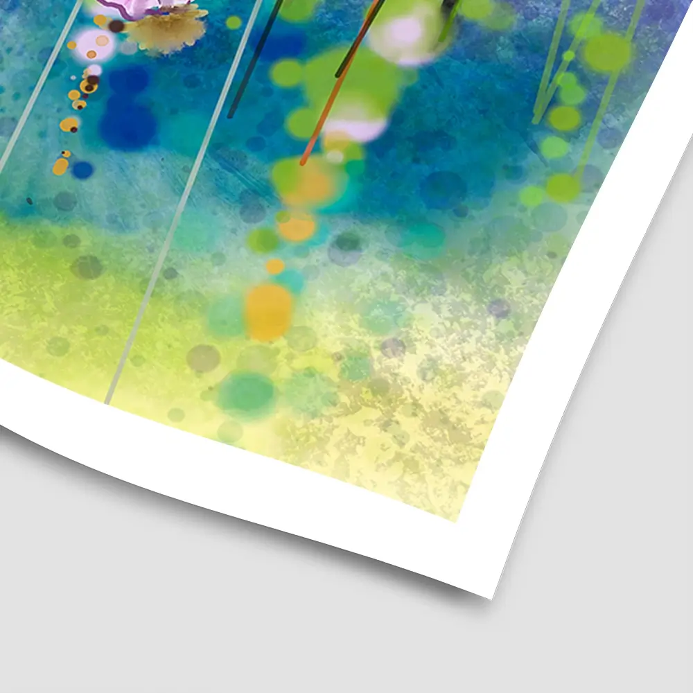 Floral Watercolour Square Art Print Floral Watercolour Square Art Print wall art product pluie_r / Shutterstock