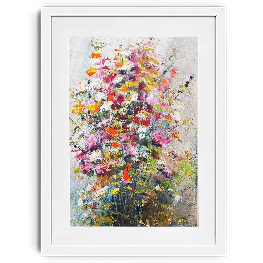 Flower Arrangement Framed Art Print Flower Arrangement Framed Art Print wall art product Kvocek / Shutterstock