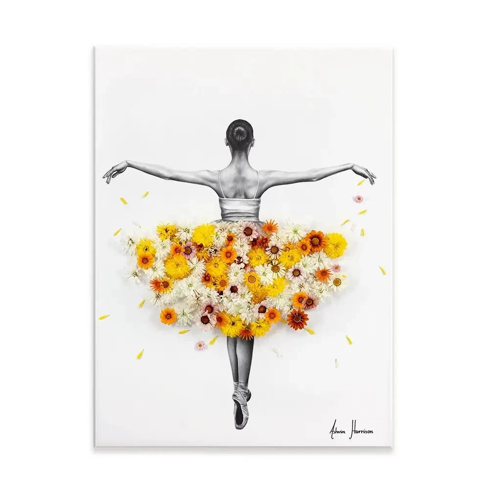 Flower Ballerina Canvas Print Flower Ballerina Canvas Print wall art product Ashvin Harrison
