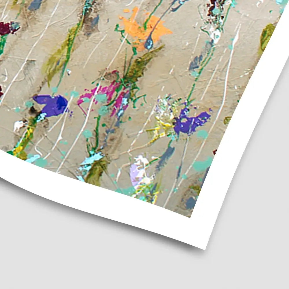 Flower Chain Art Print Flower Chain Art Print wall art product Studio Paint-Ing