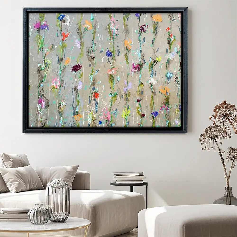 Flower Chain Canvas Print Flower Chain Canvas Print wall art product Studio Paint-Ing