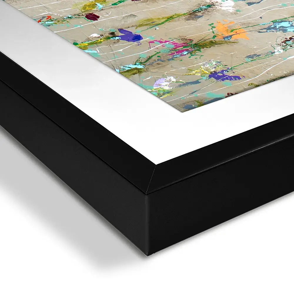 Flower Chain Framed Art Print Flower Chain Framed Art Print wall art product Studio Paint-Ing