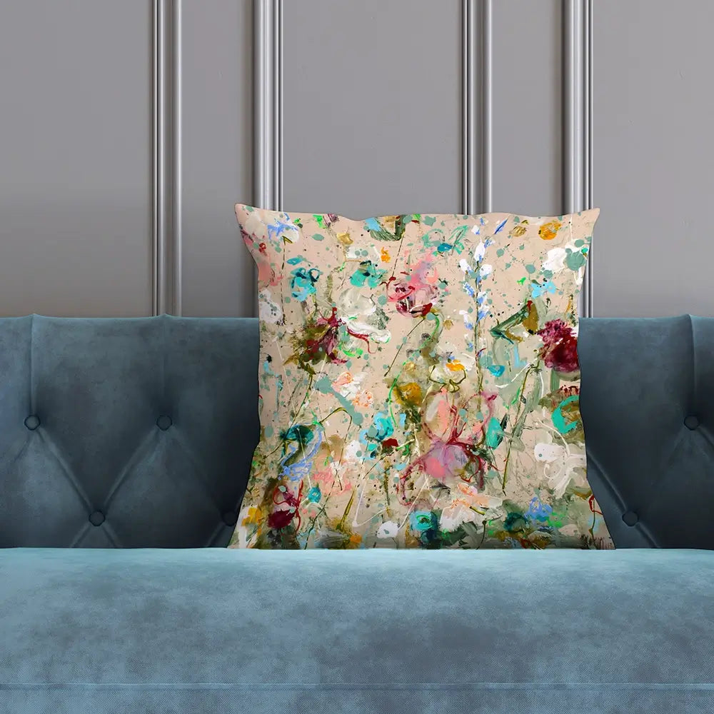 Flower Feeling Cushion Flower Feeling Cushion wall art product Art Print Shop