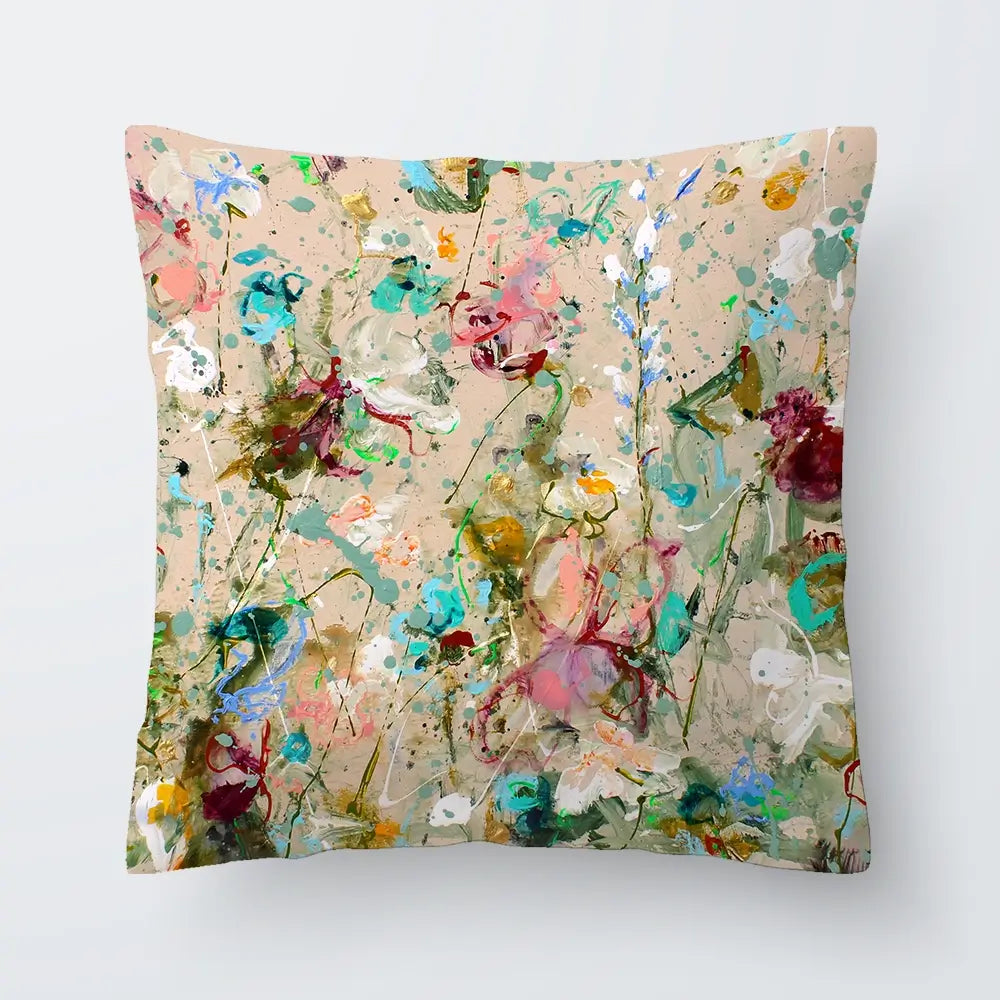 Flower Feeling Cushion Flower Feeling Cushion wall art product Art Print Shop